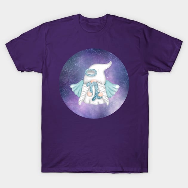 Angel Astro Gnomes Capricorn T-Shirt by PurpleSpiritZone